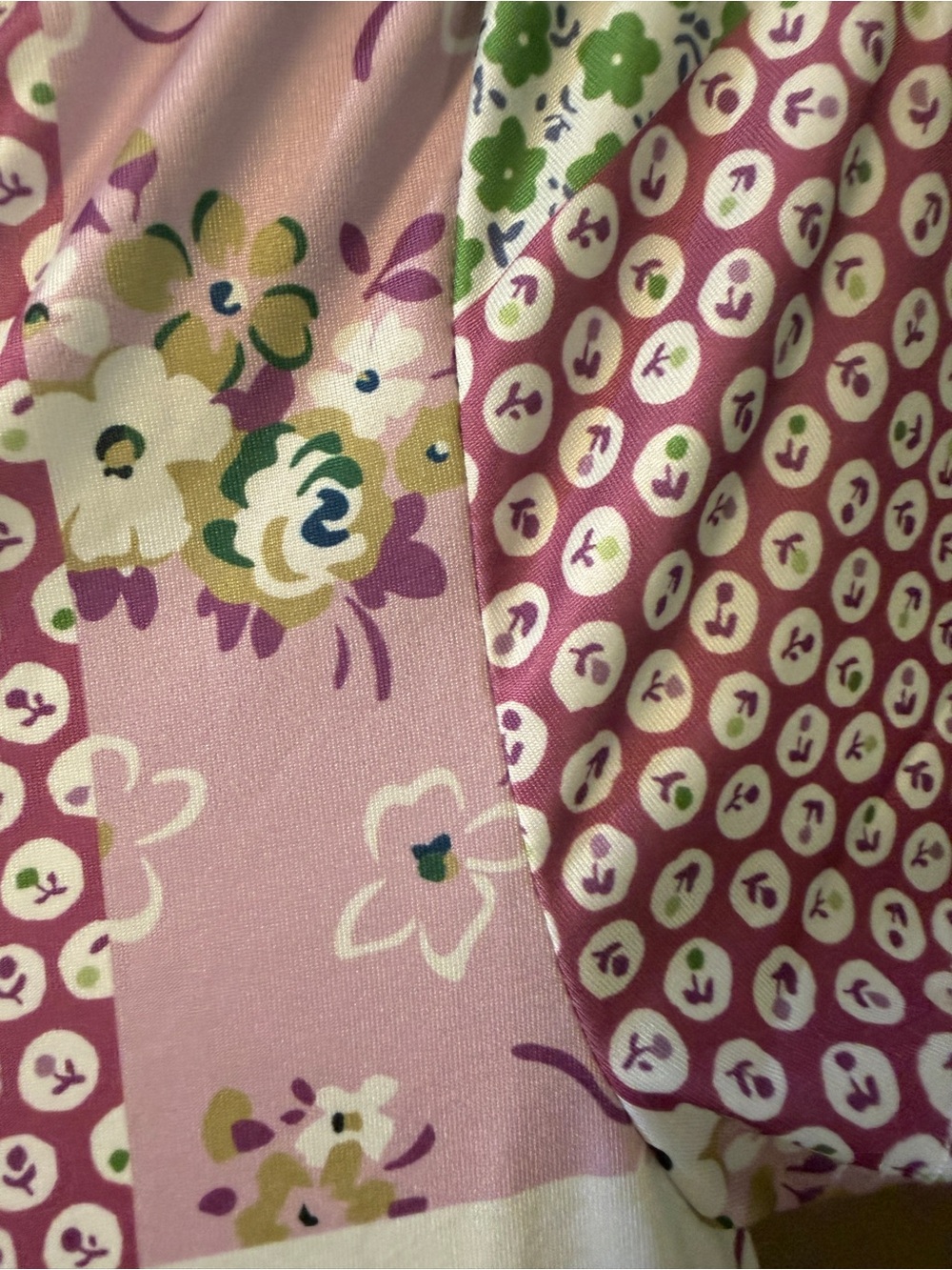 SHEIN Pink Floral & Patchwork Maxi Dress - Picture 3 of 7